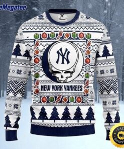 MLB New York Yankees Ugly Christmas Sweater The Intelligence Of The , Skull Christmas Sweater