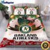 MLB Oakland Athletics Bedding Sets Merry Christmas Quilt Bedding Sets 2025