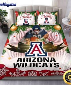 NCAA Arizona Wildcats Bedding Sets Merry Christmas Quilt Bedding Sets 2025