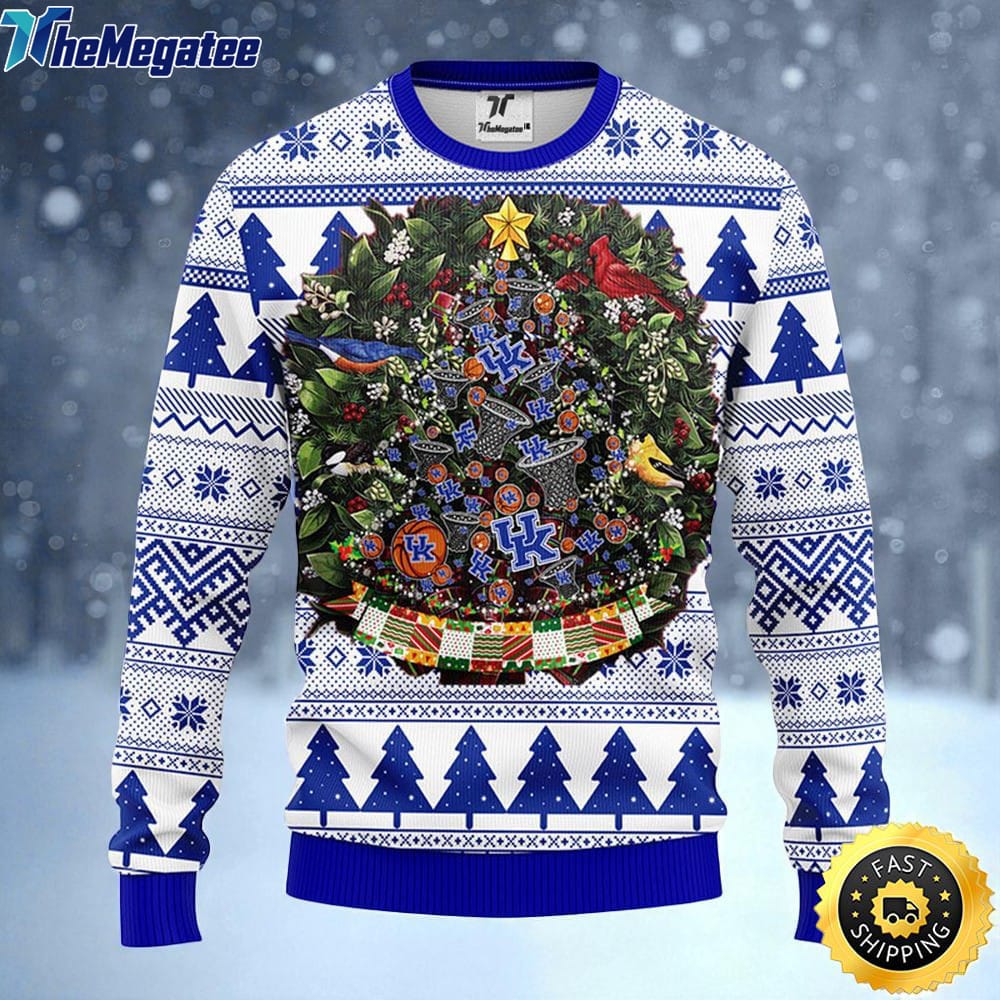 NCAA Duke Blue Devils Ugly Christmas Sweater Ball Pine Tree, NCAA Christmas Sweater NCAA Duke Blue Devils Ugly Christmas Sweater Ball Pine Tree, NCAA Christmas Sweater