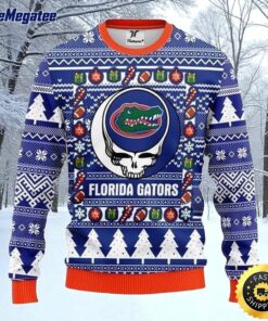 NCAA Florida Gators Ugly Christmas Sweater The Intelligence Of The Skull Unisex Sweater