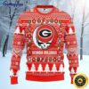 NCAA Georgia Bulldogs Ugly Christmas Sweater The Intelligence Of The Skull Unisex Sweater