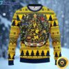 NCAA Michigan Wolverines Ugly Christmas Sweater Ball Pine Tree, NCAA Christmas Sweater
