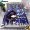 NCAA Oklahoma Sooners Bedding Sets Santa Claus Sleigh And Reindeer Christmas Quilt Bedding Sets 2025