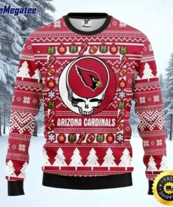 NFL Arizona Cardinals Ugly Christmas Sweater The Intelligence Of The Skull Unisex Sweater