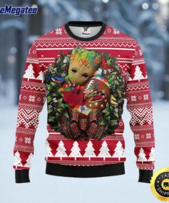 NFL Arizona Cardinals Ugly Sweater Groot Christmas Sweater For Fans