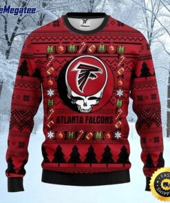 NFL Atlanta Falcons Ugly Christmas Sweater The Intelligence Of The Skull Unisex Sweater