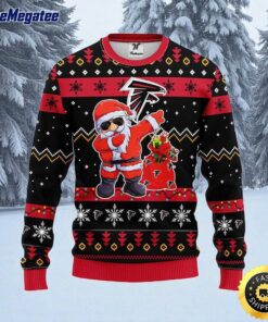NFL Atlanta Falcons Ugly Sweater Santa Claus Ugly Christmas Sweater For Fans