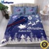 NFL Buffalo Bills Bedding Sets Santa Claus Sleigh And Reindeer Christmas Quilt Bedding Sets 2025