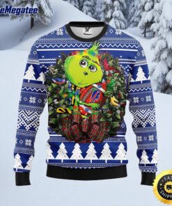 NFL Buffalo Bills Ugly Sweater Grinch Hug Ugly Christmas Sweater For Fans