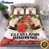 NFL Cleveland Browns Bedding Sets Merry Christmas Quilt Bedding Sets 2025