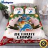 NFL Detroit Lions Bedding Sets Merry Christmas Quilt Bedding Sets 2025