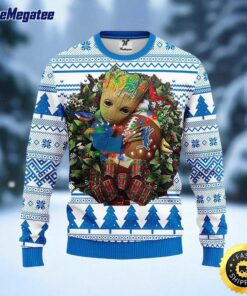 NFL Detroit Lions Ugly Sweater Groot Christmas Sweater For Fans