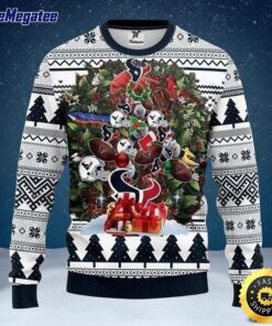 NFL Houston Texans Ugly Christmas Sweater Tree, NFL Christmas Sweater