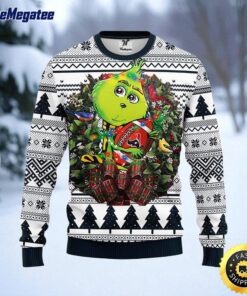 NFL Houston Texans Ugly Sweater Grinch Hug Ugly Christmas Sweater For Fans