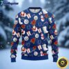 NFL Indianapolis Colts Ugly Sweater Santa Claus Snowman Ugly Christmas Sweater For Fans