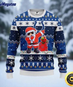 NFL Indianapolis Colts Ugly Sweater Santa Claus Ugly Christmas Sweater For Fans