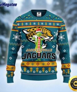 NFL Jacksonville Jaguars Ugly Sweater Funny Grinch Ugly Christmas Sweater For Fans