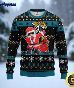 NFL Jacksonville Jaguars Ugly Sweater Santa Claus Ugly Christmas Sweater For Fans