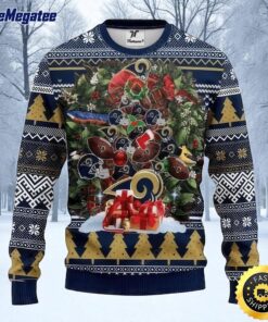 NFL Los Angeles Rams Ugly Christmas Sweater Tree, NFL Christmas Sweater