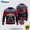 NFL New England Patriots Christmas Ugly Christmas Sweater Baby Yoda 3D Sweater