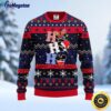 NFL New England Patriots Ugly Sweater HoHoHo Mickey Ugly Christmas Sweater For Fans