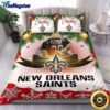 NFL New Orleans Saints Bedding Sets Merry Christmas Quilt Bedding Sets 2025