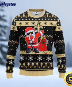 NFL New Orleans Saints Ugly Sweater Santa Claus Ugly Christmas Sweater For Fans