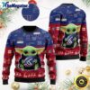 NFL New York Giants Ugly Christmas Sweater, Baby Yoda Sweater for Christmas 2025