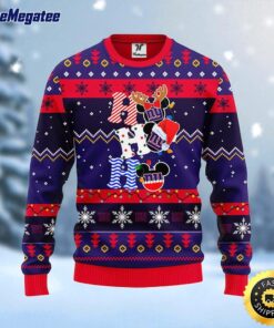 NFL New York Giants Ugly Sweater HoHoHo Mickey Ugly Christmas Sweater For Fans
