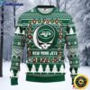 NFL New York Jets Ugly Christmas Sweater The Intelligence Of The Skull Unisex Sweater