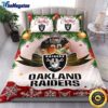 NFL Oakland Raiders Bedding Sets Merry Christmas Quilt Bedding Sets 2025