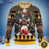 NFL Pittsburgh Steelers Ugly Christmas Sweater Tree, NFL Christmas Sweater