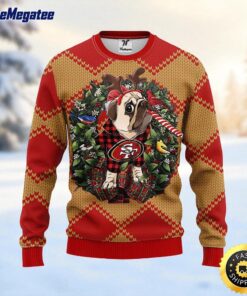 NFL San Francisco 49ers Ugly Sweater Pub Dog Ugly Christmas Sweater For Fans
