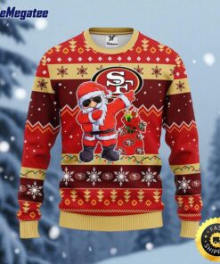 NFL San Francisco 49ers Ugly Sweater Santa Claus Ugly Christmas Sweater For Fans