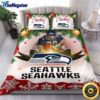 NFL Seattle Seahawks Bedding Sets Merry Christmas Quilt Bedding Sets 2025