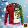 NFL Seattle Seahawks Ugly Sweater Grinch & Scooby Doo Ugly Christmas Sweater For Fans