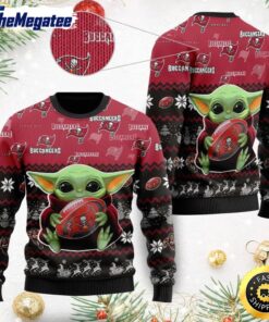 NFL Tampa Bay Buccaneers Ugly Christmas Sweater, Baby Yoda Sweater for Christmas 2025