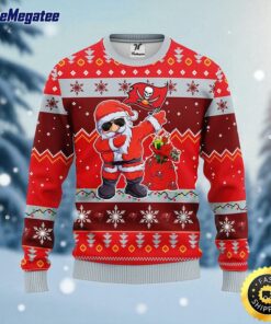 NFL Tampa Bay Buccaneers Ugly Sweater Santa Claus Ugly Christmas Sweater For Fans