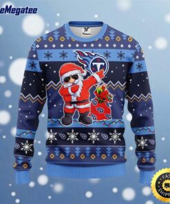 NFL Tennessee Titans Ugly Sweater Santa Claus Ugly Christmas Sweater For Fans