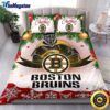 NHL Boston Bruins Bedding Sets Merry Christmas Quilt Bedding Sets 2025