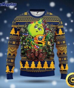 NHL Buffalo Sabres Ugly Sweater Grinch Hug Ugly Christmas Sweater For Fans