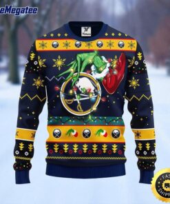 NHL Buffalo Sabres Ugly Sweater The Hand Of Grinch Ugly Christmas Sweater For Fans