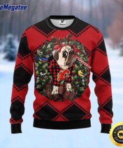 NHL Calgary Flames Ugly Sweater Pub Dog Ugly Christmas Sweater For Fans