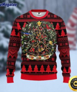 NHL Chicago Blackhawks Ugly Sweater Tree Ball Ugly Christmas Sweater For Fans
