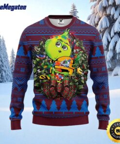 NHL Colorado Avalanche Ugly Sweater Grinch Hug Ugly Christmas Sweater For Fans