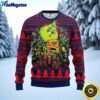 NHL Columbus Blue Jackets Ugly Sweater Grinch Hug Ugly Christmas Sweater For Fans
