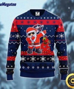 NHL Columbus Blue Jackets Ugly Sweater Santa Claus Ugly Christmas Sweater For Fans