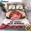 NHL Detroit Red Wings Bedding Sets Merry Christmas Quilt Bedding Sets 2025
