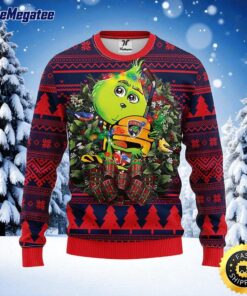 NHL Florida Panthers Ugly Sweater Grinch Hug Ugly Christmas Sweater For Fans